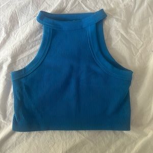 cotton on cropped high neck sleeveless top XS/S